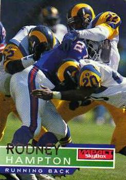 Rodney Hampton New York Giants 1995 SkyBox Impact NFL #101